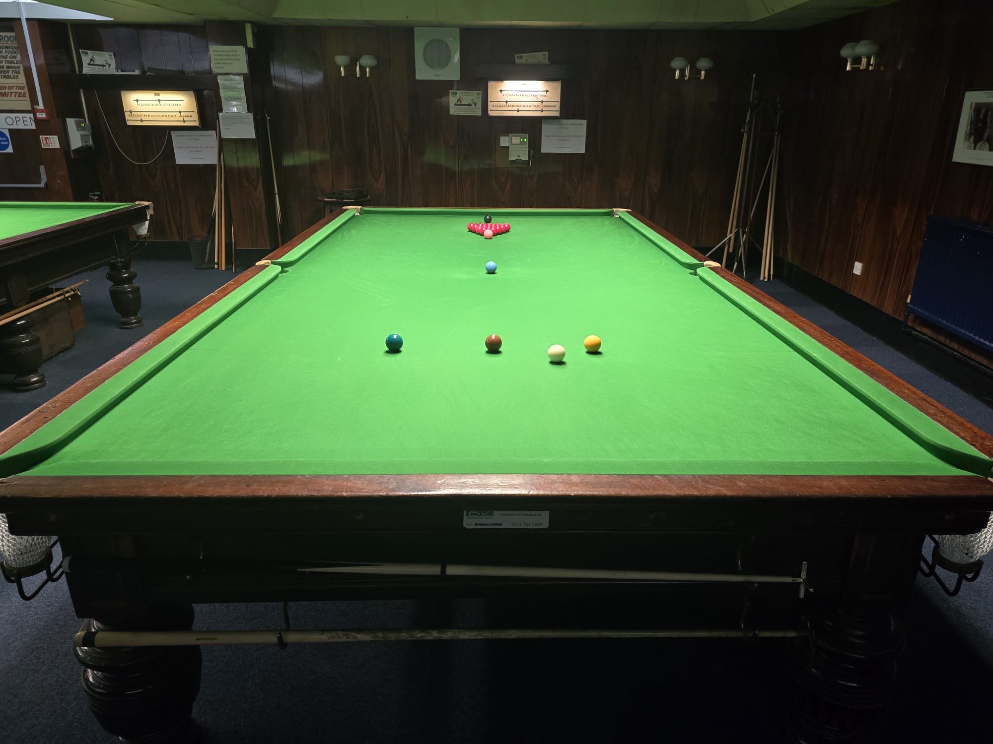 Snooker table